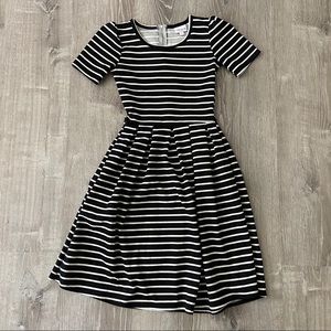 LuLaRoe Amelia Striped Dress